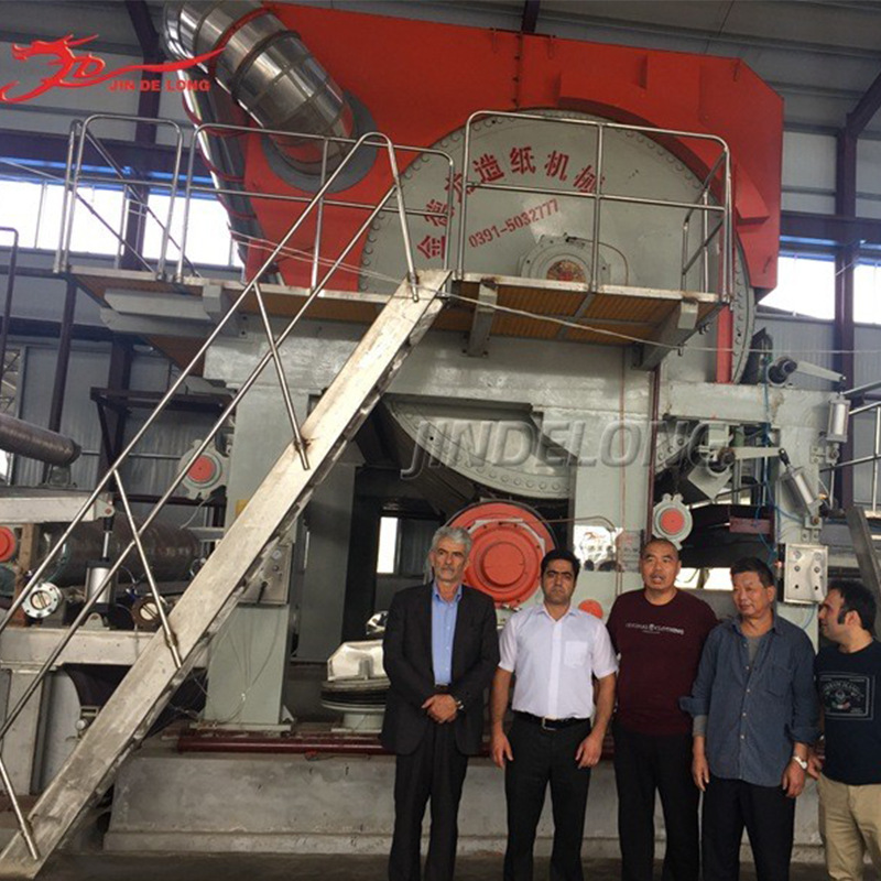 Customized Toilet Paper Making Machine Waste Paper Recycling Material Complete Set of Roll Paper Napkin Production Equipment Available for After-Sales Service