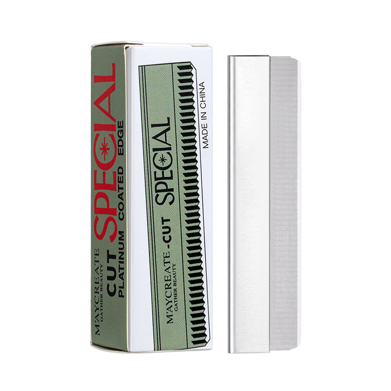 Bodybuilding Chuangyan Eyebrow Eyebrow Fit Blade Sharp Novice Eyebrow Fit Artifact Safe Stainless Steel Men's and Women's Eyebrow Scraper