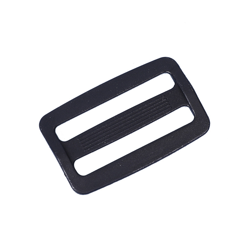 Black and White D-Shaped Buckle Thickened Plastic Three-Speed Buckle Accessories for Bags and Clothing Webbing D-Shaped Adjustable Buckle