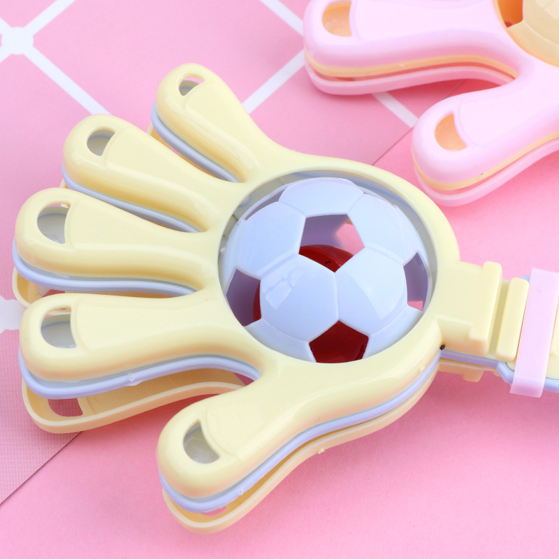Children's Early Education Enlightenment Musical Instruments Parent-child Interaction Small Toys Hand-clap Soccer Rattle Fun to Push Small Gifts
