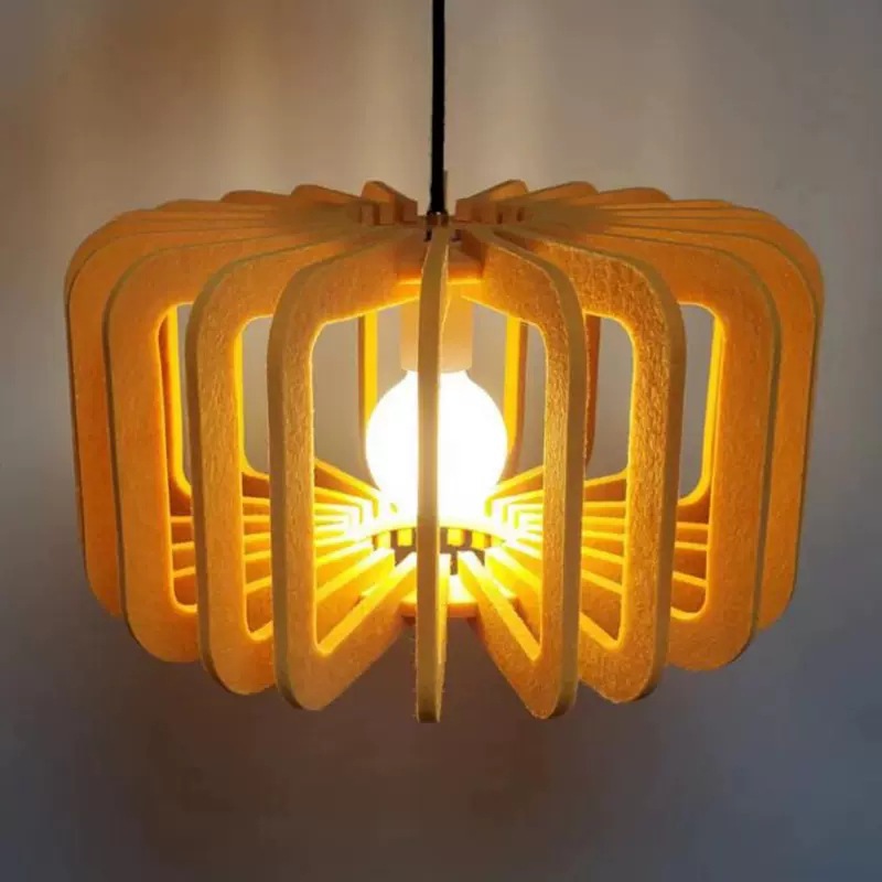 Zhongshan Factory Exhibition Hall Danish Designer Nordic Minimalist Present Exhibition Restaurant Office Creative Pumpkin Semicircle Sound-Absorbing Wool