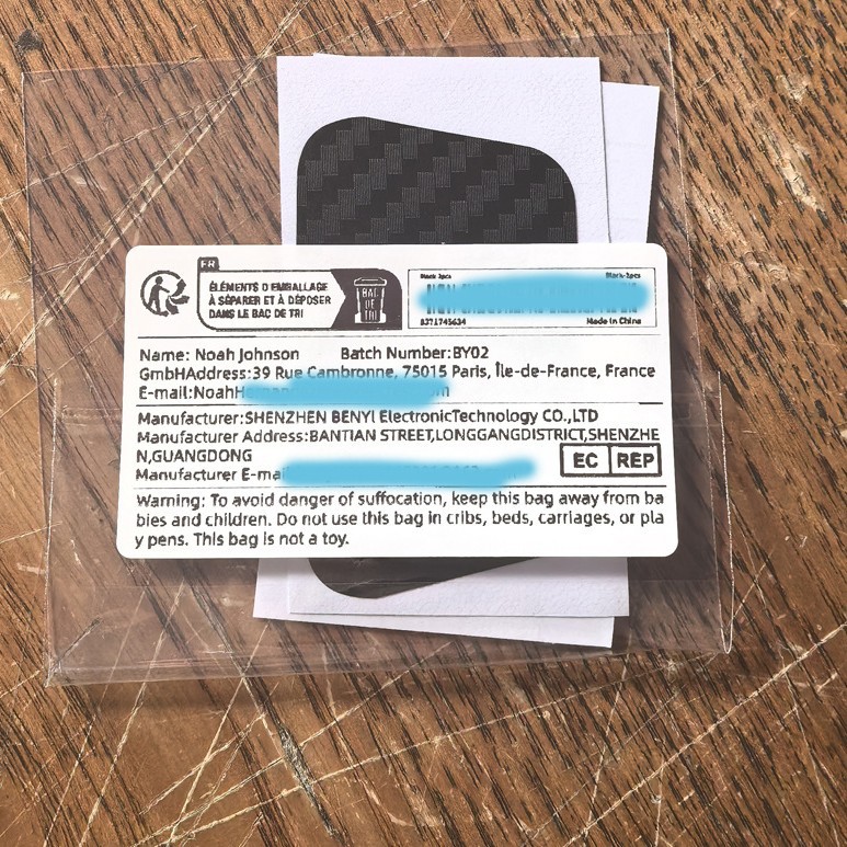 Ps5 Pad Sticker Handle Sticker Film Touch Pad Protective Sticker Touch Control Sticker Two Pieces with Barcode