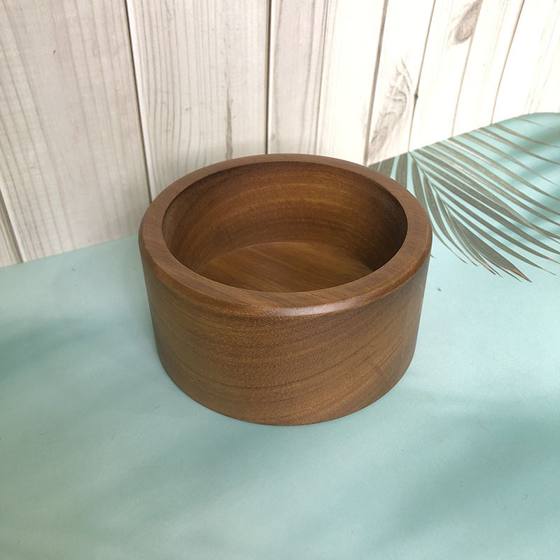 Walnut base solid wood base incense burner alcohol stove container holder stove whole wooden base sample production