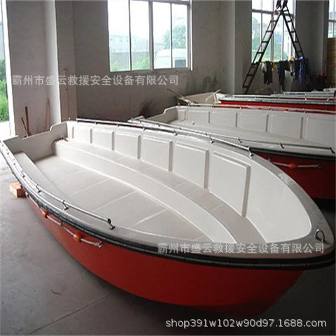 Rescue Flood Prevention Rubber Boat Fiberglass Anti-Collision Lifeboat Maritime Patrol Thickened Hard Bottom Assault Boat