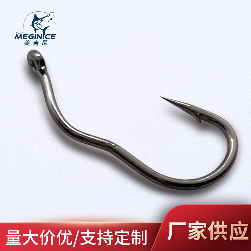 Automatic Flipping Fish Hook Tube with 3-Point Hook, Three-Bend Hook, Carbon Steel Crank with Barb, Anti-Spit Hook for Crucian Carp Wild Fishing
