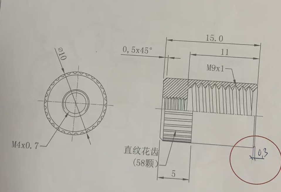 Медная гайка, токарная обработка, токарная обработка CNC