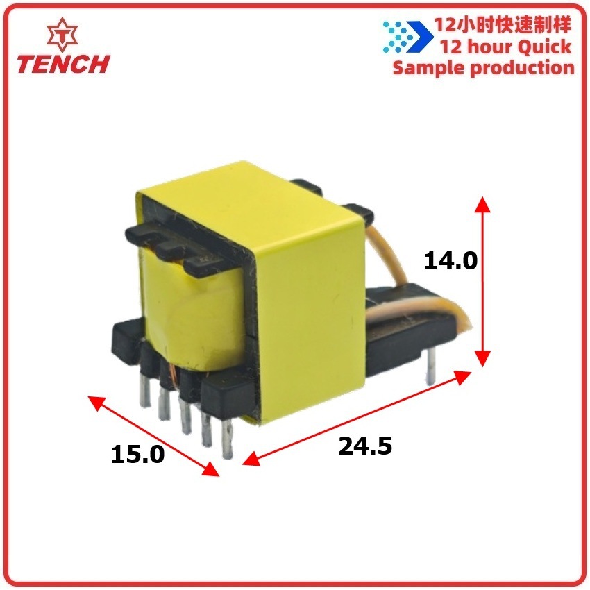 Ee1310-10W5 + 2 + 1 Extended 5V12V24 High Frequency Transformer Safety Certification Insulation System Ul