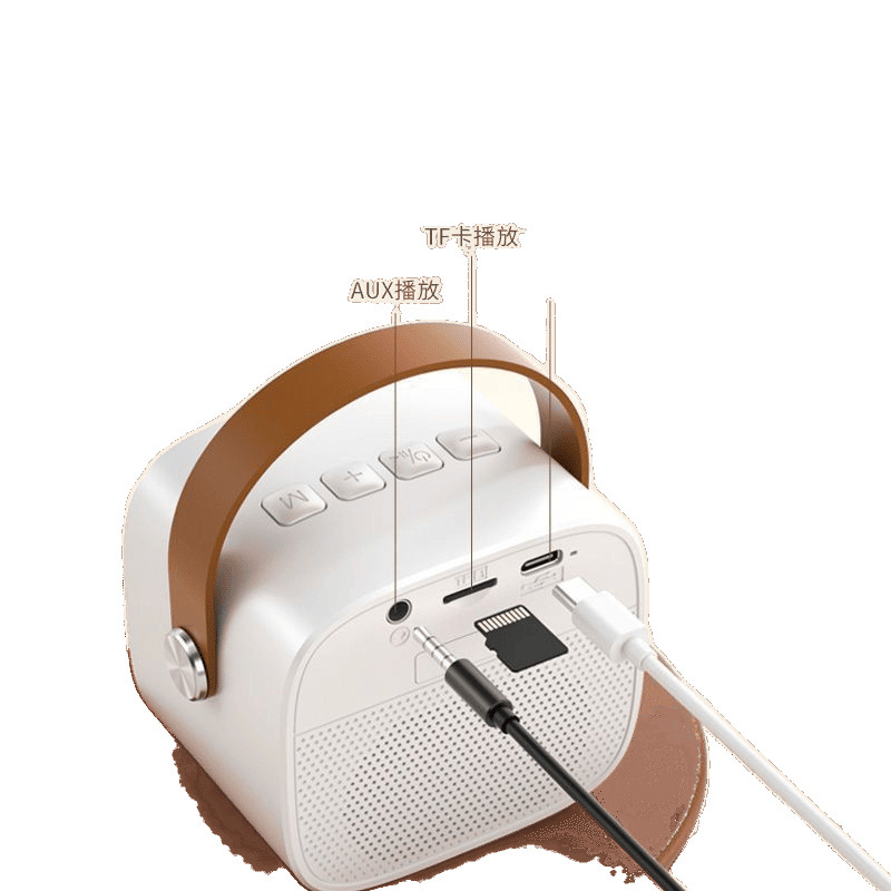 Mini Microphone Microphone Audio Integrated Home Karaoke Microphone Ktv Home Mobile Phone Wireless Bluetooth Speaker Factory