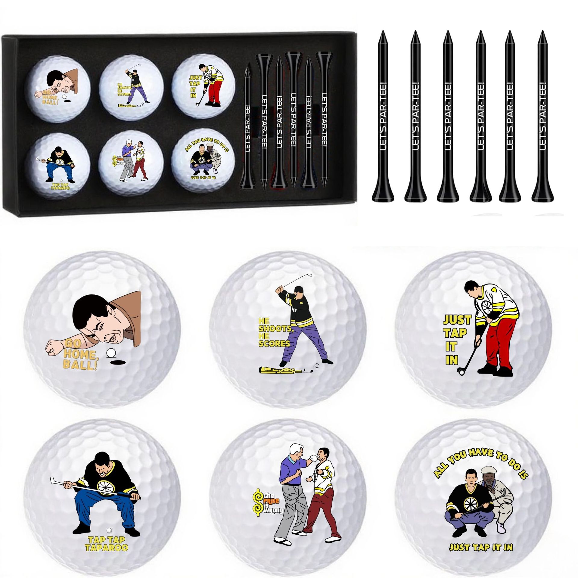 现货工厂批发高尔夫球高尔夫礼品球高尔夫练习球跨境热卖高尔夫礼