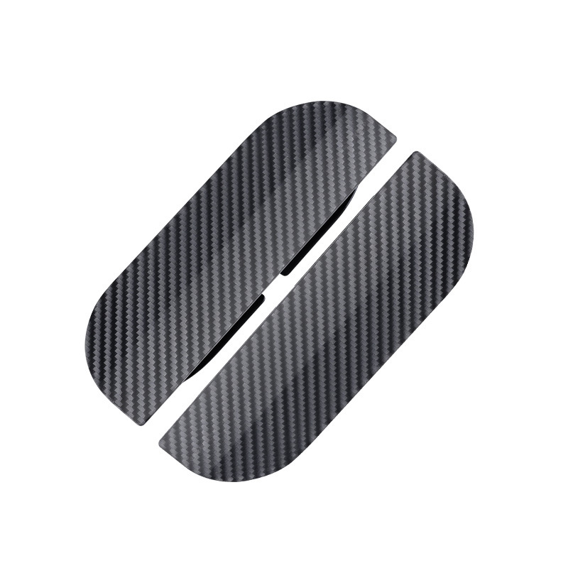 Car rearview mirror carbon fiber pattern rain-proof eyebrow mirror rain-proof dust-proof baffle universal rain shield modification supplies