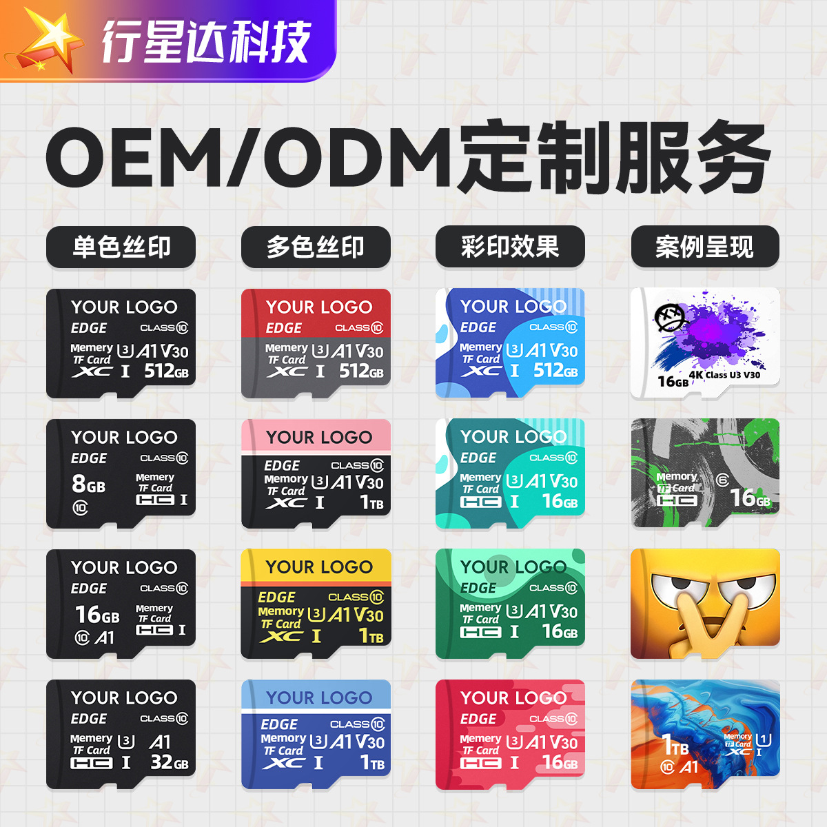 Factory Direct Sales 8g Memory Card 16g Tf Card 32g Mobile Phone 128g Camera 64g Monitoring Driving Recorder 4g