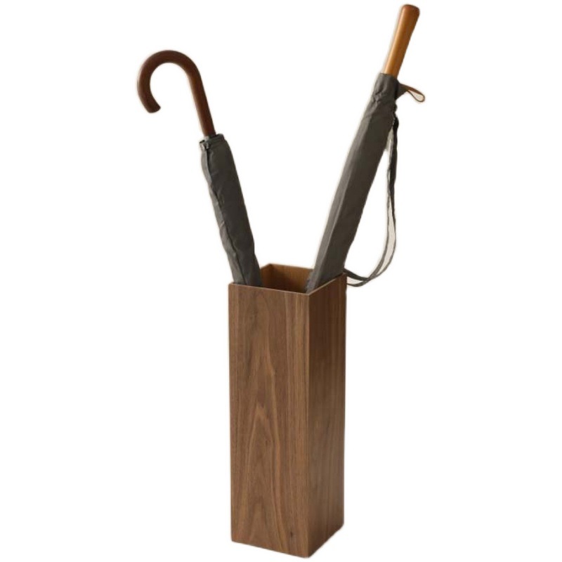 Нордическая японская винтажная деревянная стойка для зонтов, персонализированное хранилище