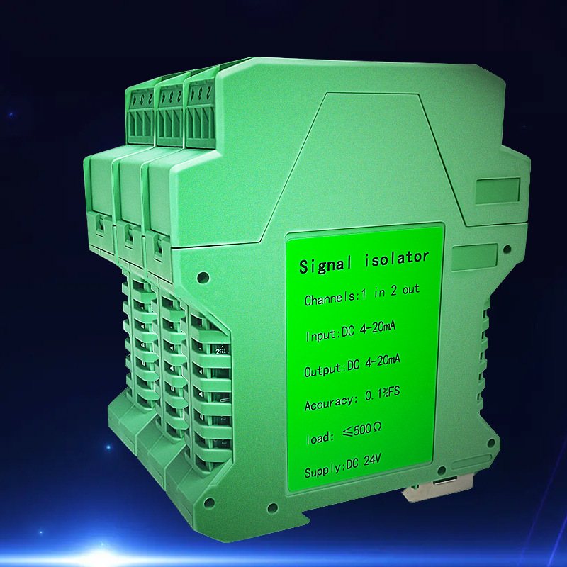 Signal Isolator One in and Two Out 4-20Ma Analog Conversion 10V Voltage Transmitter Distribution Isolation Module