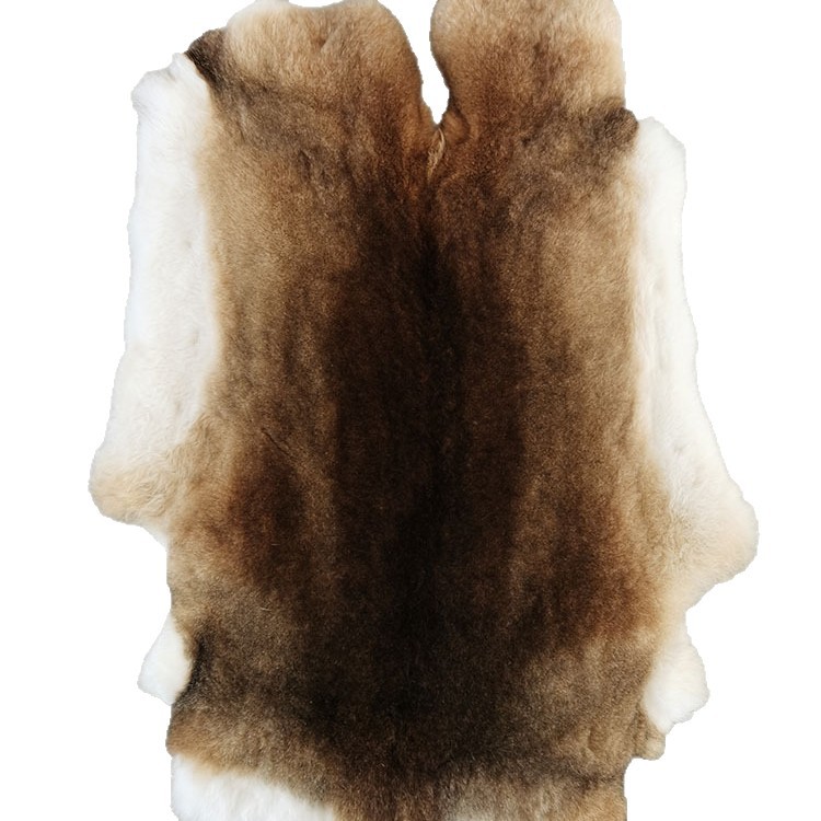 Natural Whole Rex Rabbit Fur High-End Clothing Decorative Fabric Home Decoration Collection Ornaments