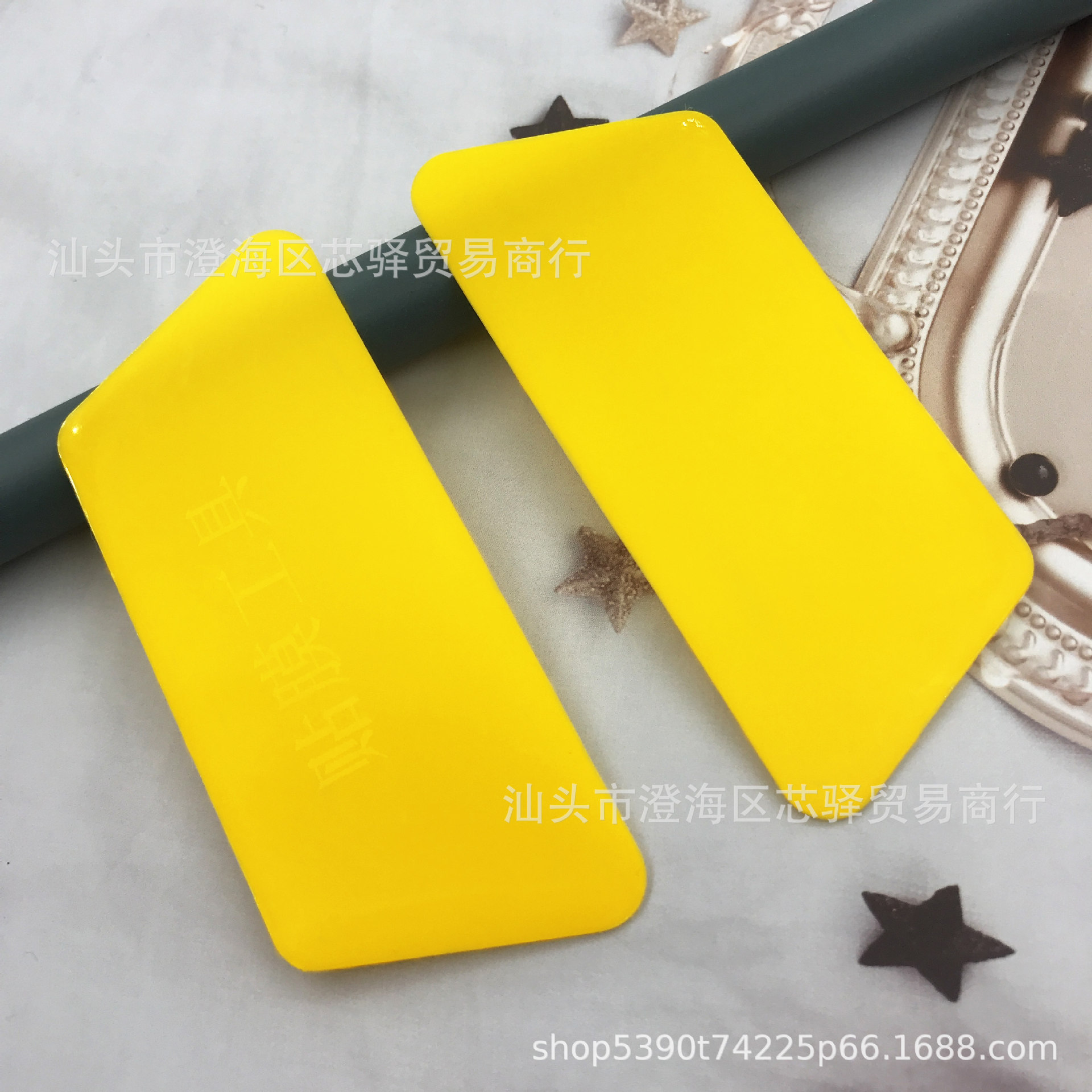 Window Glass Sticker Scraper Glass Film Car Film Scraper Plastic Brush Plate Self-adhesive Sticker Scraper
