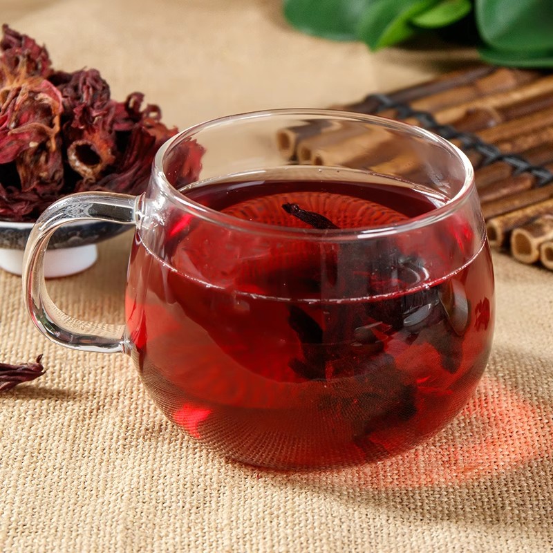 Roselle 500g Roselle Roselle Dried Flowers Can Be Mixed with 250g Roses Soaked in Water 50g