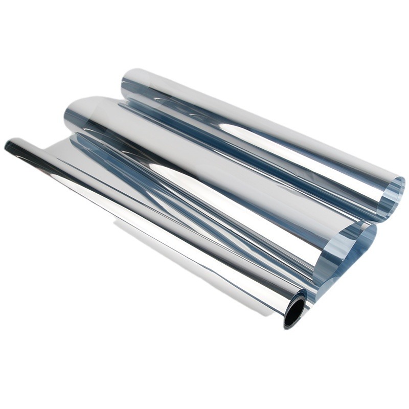 Sunscreen Heat Insulation Film Glass Window Sticker Film Building Household Balcony Sticker One-way Perspective Sun Shade Film Solar Film