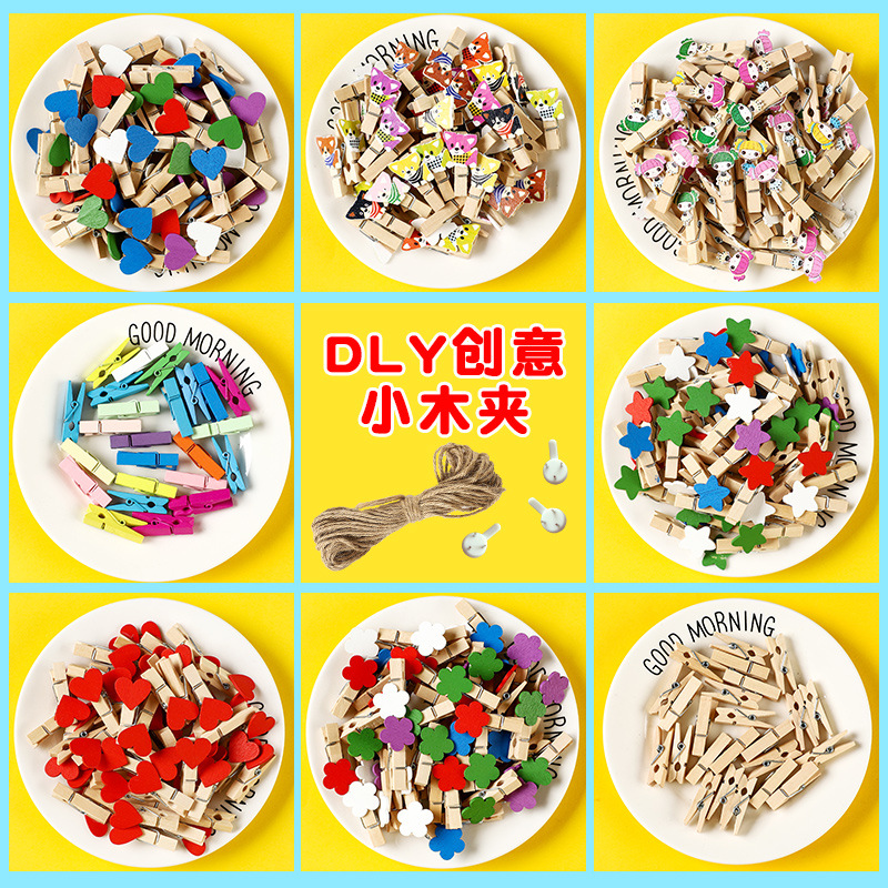 Декоративные деревянные зажимы для фото, оптовая продажа