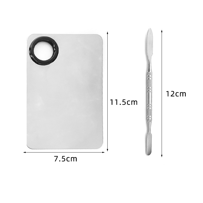 Ready Stock Liquid Foundation Palette Makeup Palette Makeup Artist Lipstick Makeup Beauty Ring Foundation Board Blending Palette