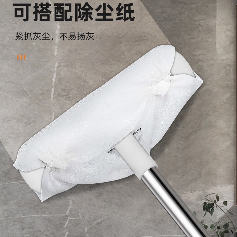 New retractable screen window cleaning brush household washing screen window high-rise window cleaning tool washing two-in-one screen window