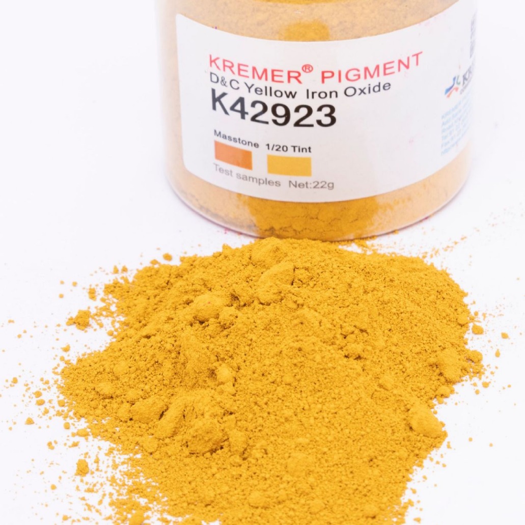 Желтый оксид железа, высококачественный цветной порошок, косметика, тонер K42923
