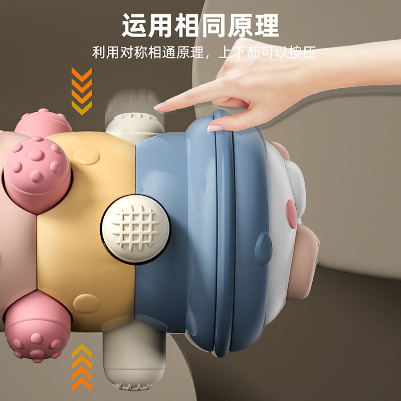 Cross-border Funny Roller Caterpillar Pressing Early Education Educational Exercise Finger Grasping Crawling Training Infant Toys