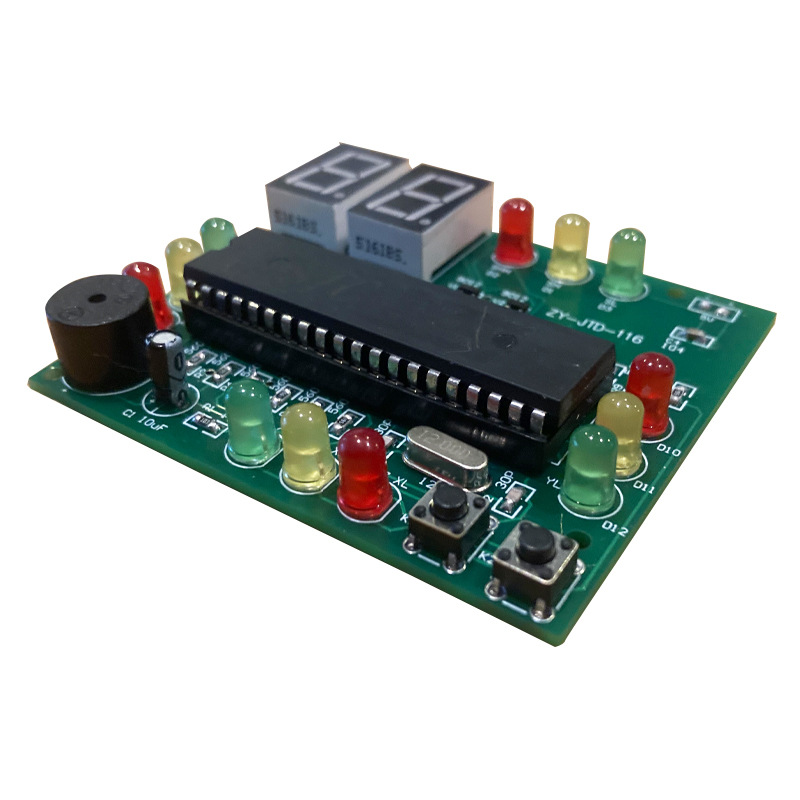 51 single chip microcomputer traffic light production kit intelligent signal lamp electronic technology training welding DIY assembly parts