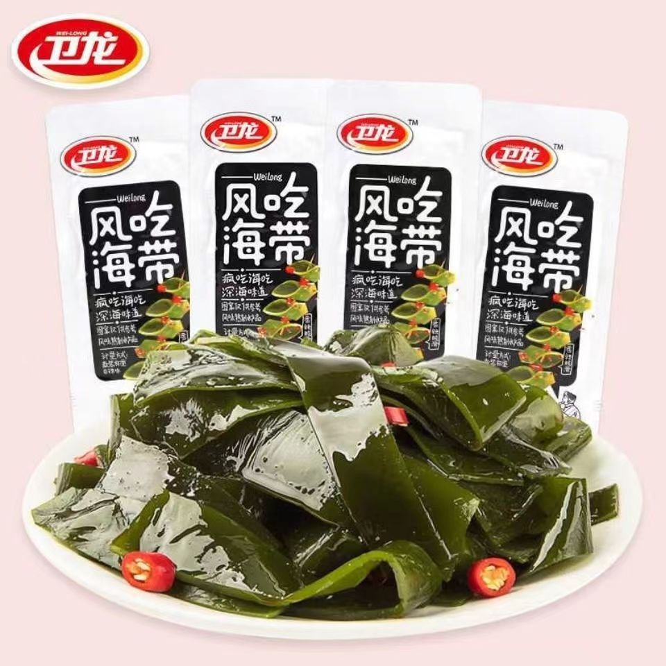 Weilongfeng Seaweed Snack with Spicy Flavor 50g, a Must-Have for Late-Night Snacks and Binge-Watching, Ready-To-Eat Casual Snack