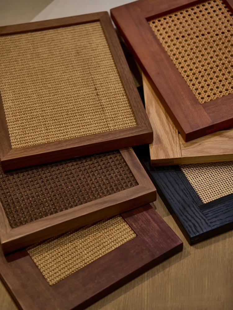 Master Lao Teng's Sisal and Jute Weaving Material Veneer Furniture Wardrobe Door Decoration Ceiling Decoration Natural Linen Material