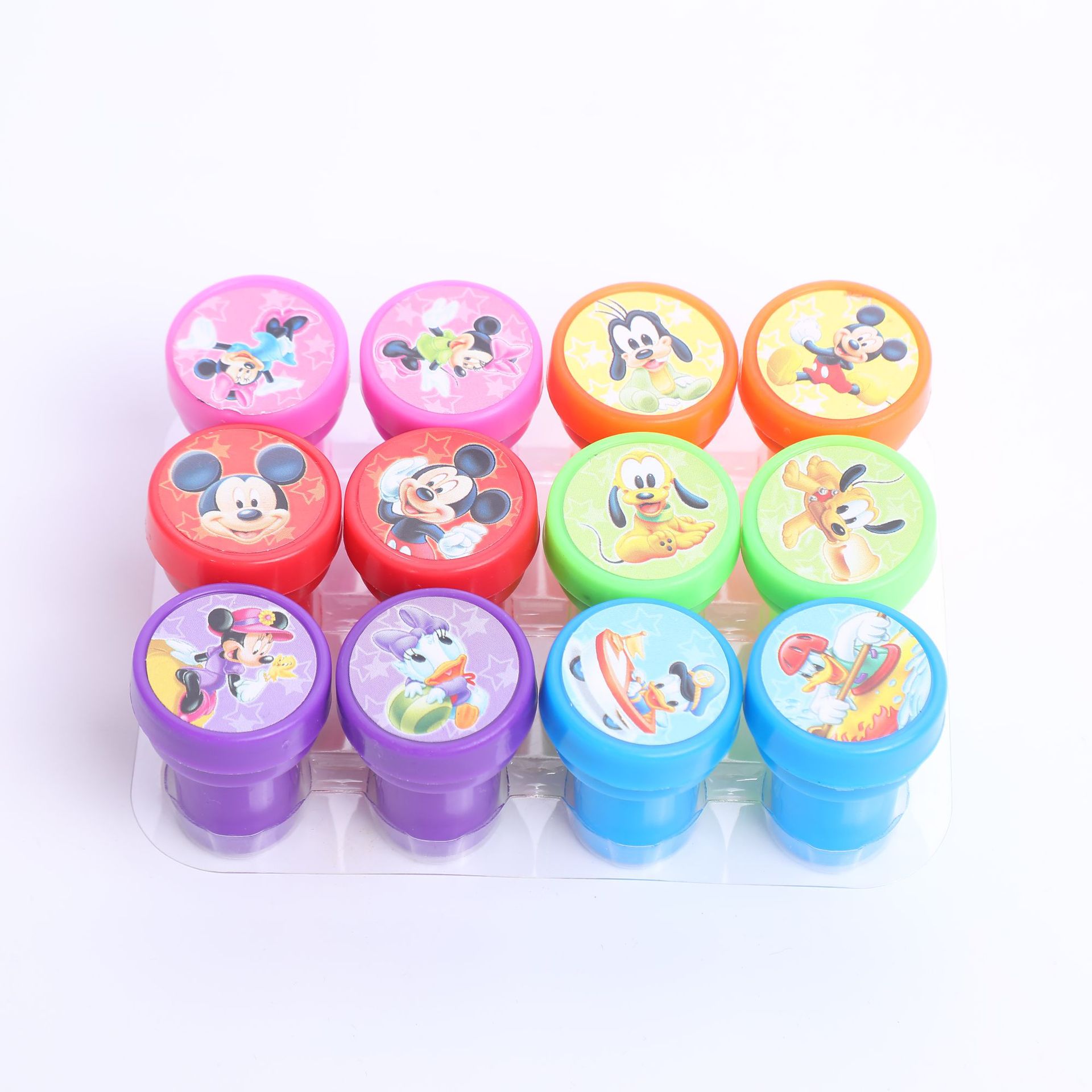 Cross-Border 12 Pictures of Various Seals, Cartoon Animation Seals, Spider-Man, Stitch, Mickey Sonic Cartoon Seals