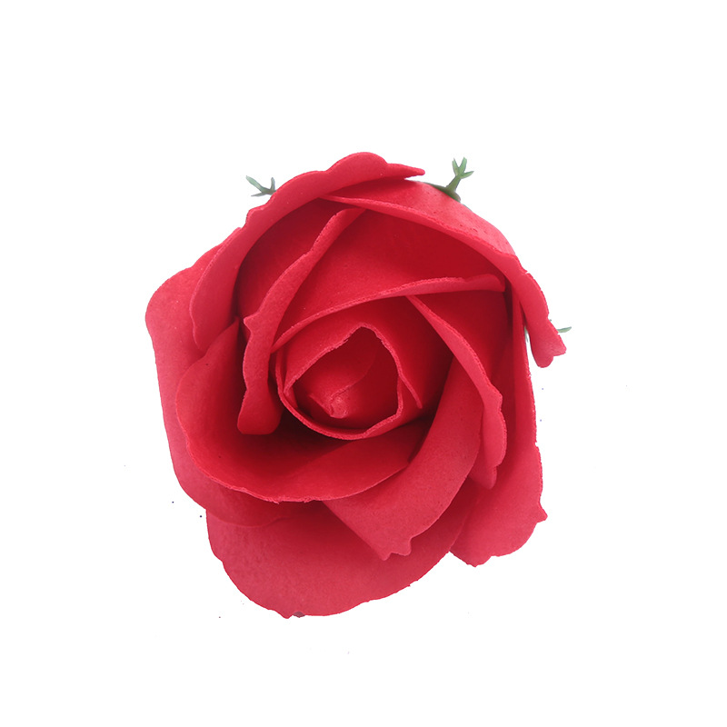 Source Factory Three-Layer Rose Soap Flower with Base, Valentine's Day Gift Box Single Bouquet Flower