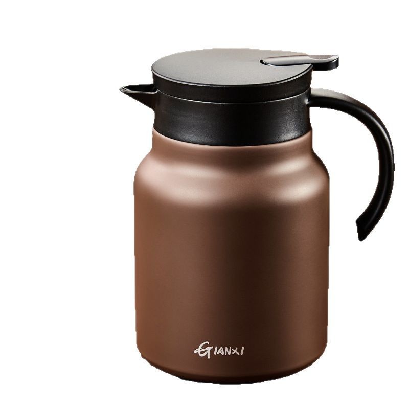 2025 New Titanium-Coated Insulated Stew Teapot Large-Capacity Stuffy Tea Water Kettle Home Office Tea Water Separation Teapot