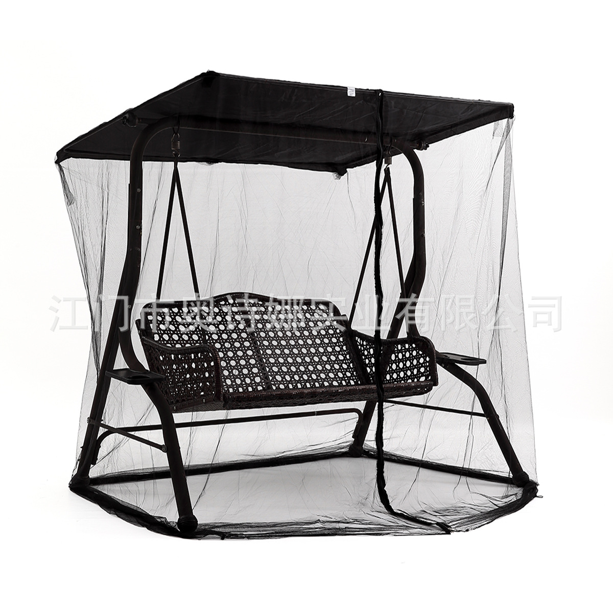 Appearance Design Patented Anti-Mosquito Net Outdoor Swing Rocking Chair Blackout Anti-Mosquito Garden Balcony American Modern Gauze Net