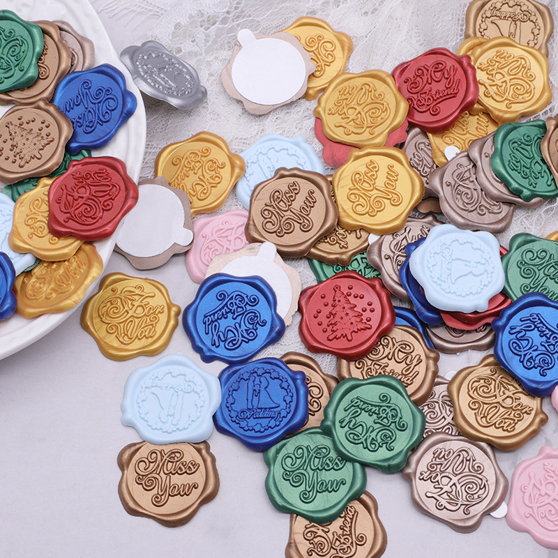 Готовая восковая печать для огненной краски, минимальный заказ 10 штук, винтажная печать для запечатывания огненной краски, наклейка для покрытия огненной краски, воск, паста для печати