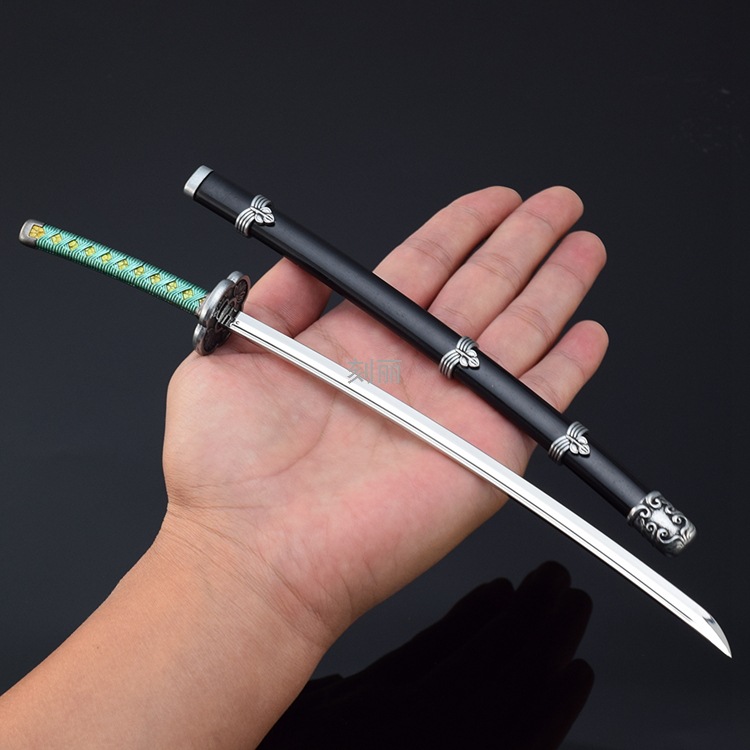 Sekiro Shadows Die Twice Game Peripherals Wedge Katana Metal Weapon Model Alloy Weapon Ornaments 26cm