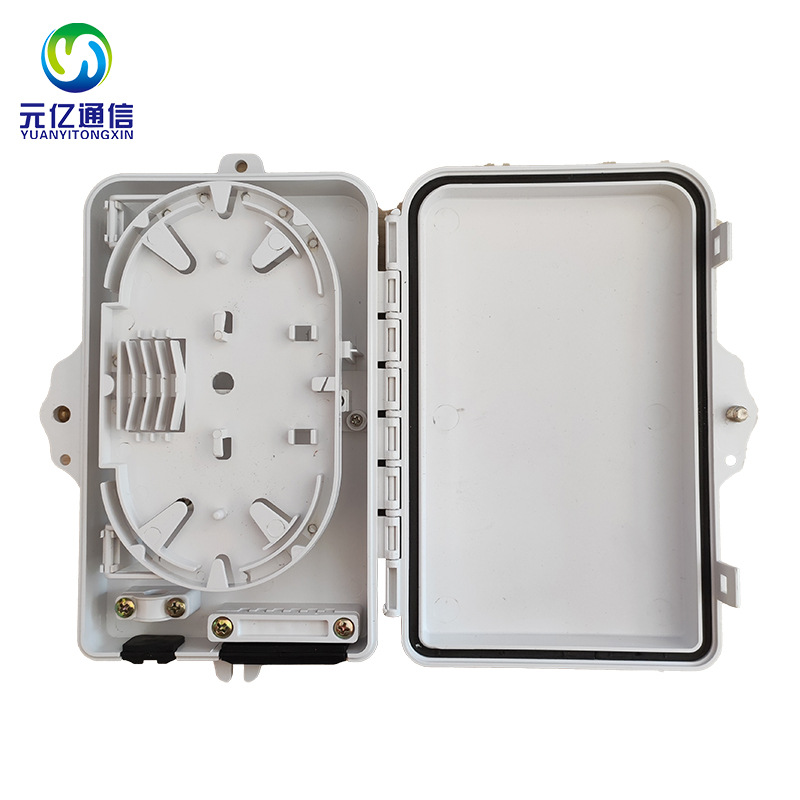 4-Core Ftth Fiber Optic Corridor Box Junction Box Junction Box Wiring Box Can Be Equipped with Flange Pigtail Wall Hanging
