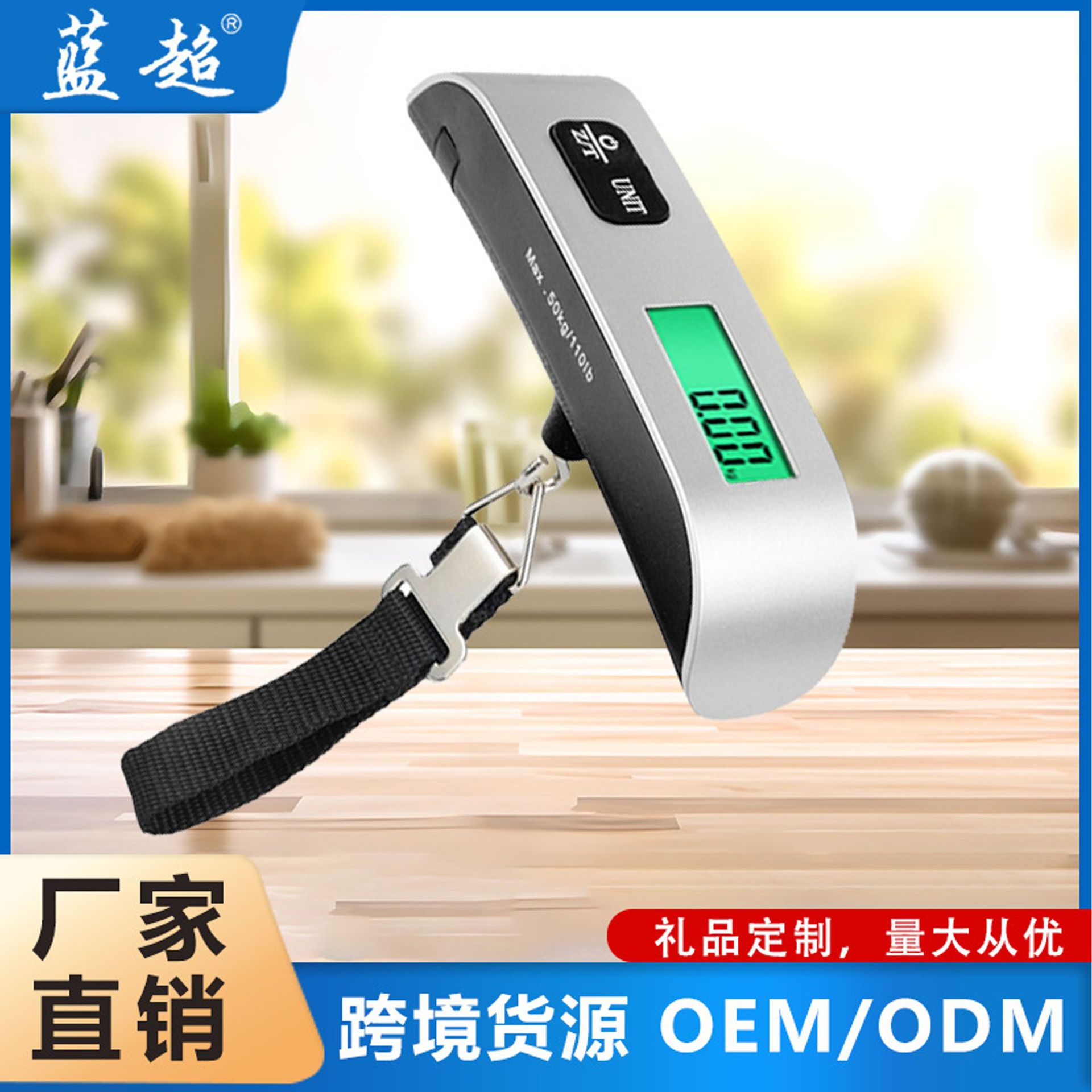 Портативные мини электронные весы для дома, оптовые высокоточные весы для багажа 50кг