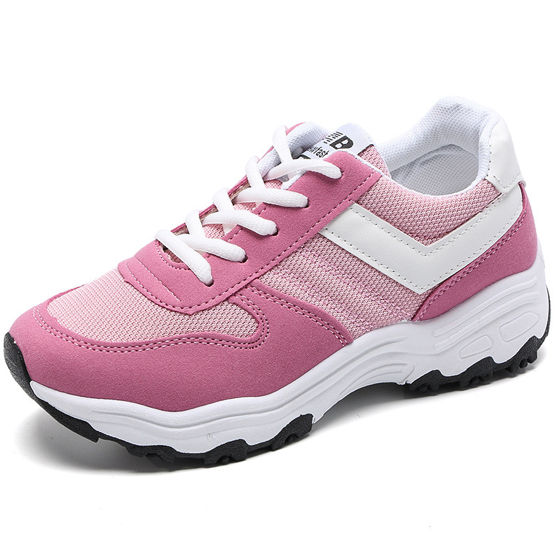2026 Spring Mesh Sports Shoes for Women, Breathable Casual Shoes for Female Students, Running Shoes, Pure Color Simple Mesh Shoes for Women