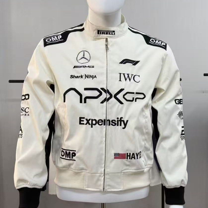 F1 Embroidered Racing Suit New Custom American-Style Cycling Suit Flight Jacket Motorcycle Suit Embroidered Casual Jacket Customization