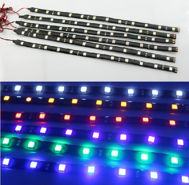 Motorcycle Car Soft Light Strip Car LED Light Strip/decorative Light/soft Strip 30CM 12led 5050 Smd