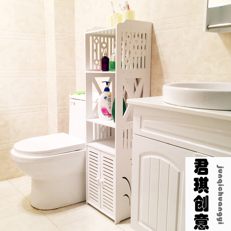 Угловой стеллаж для хранения туалета, шкаф для хранения рядом с туалетом