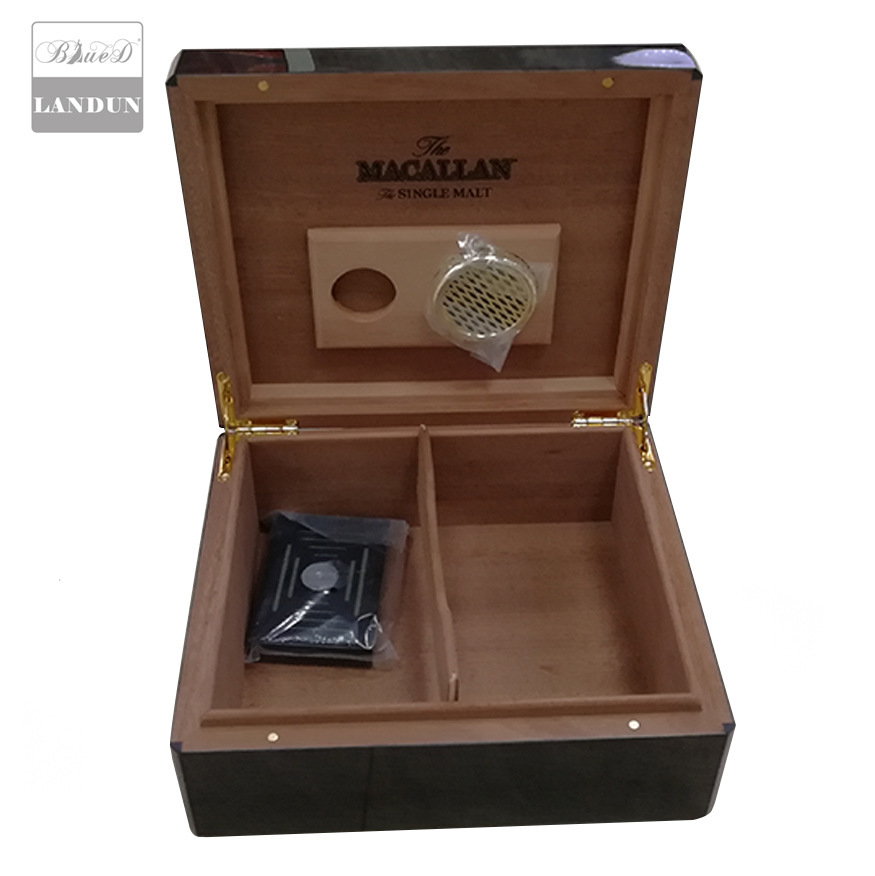 Source Manufacturer's Painted Cigar Box Can Be Made into Piano Paint Wooden Box Cigar Moisturizing Storage Box Pe Paint Density Board Wood
