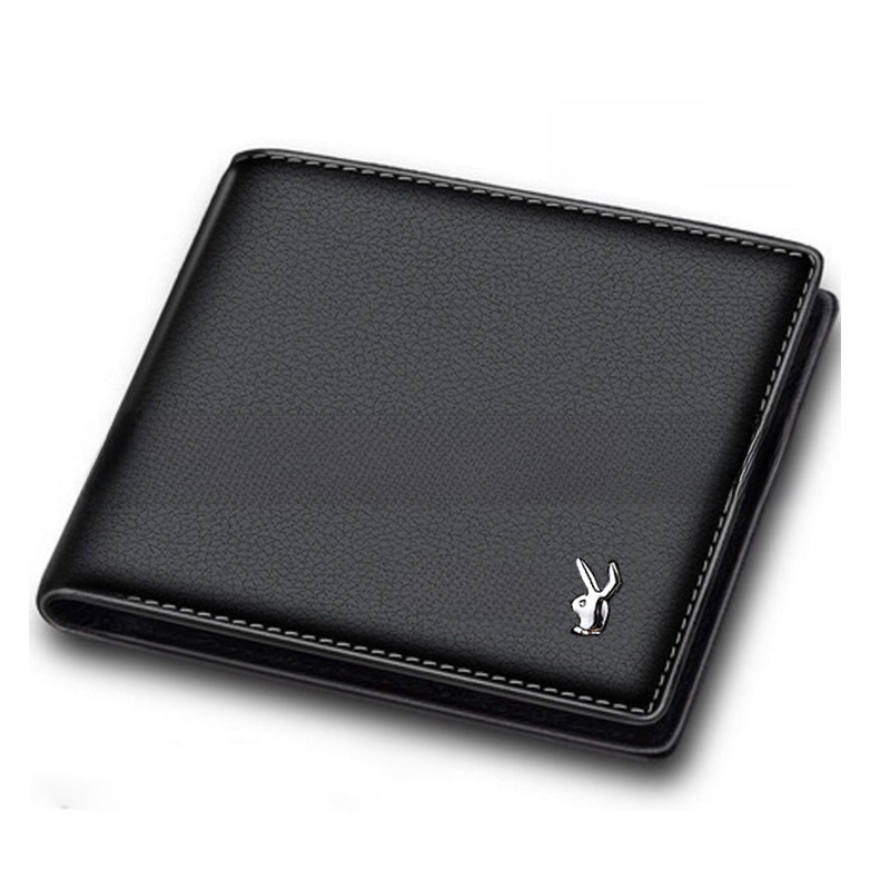 Son Short Wallet Men's Wallet Wallet Young Students Horizontal Fashion Short Wallet All-match Gift Wallet