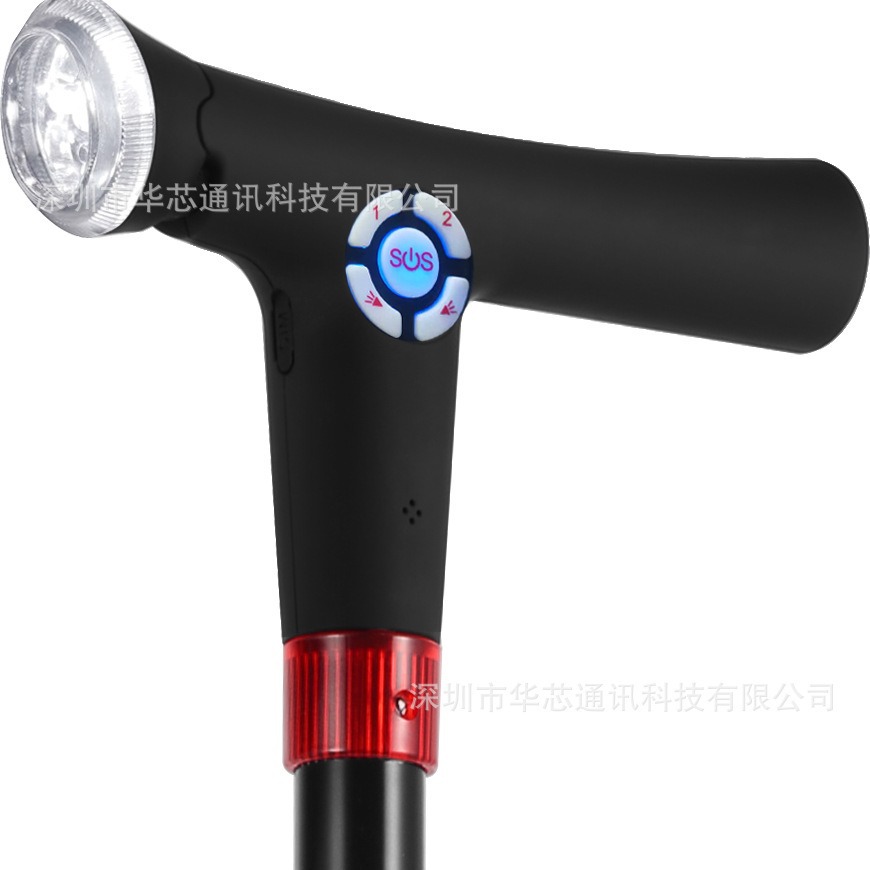 Carbon Fiber Pole Gps Positioning Call Stick for the Elderly