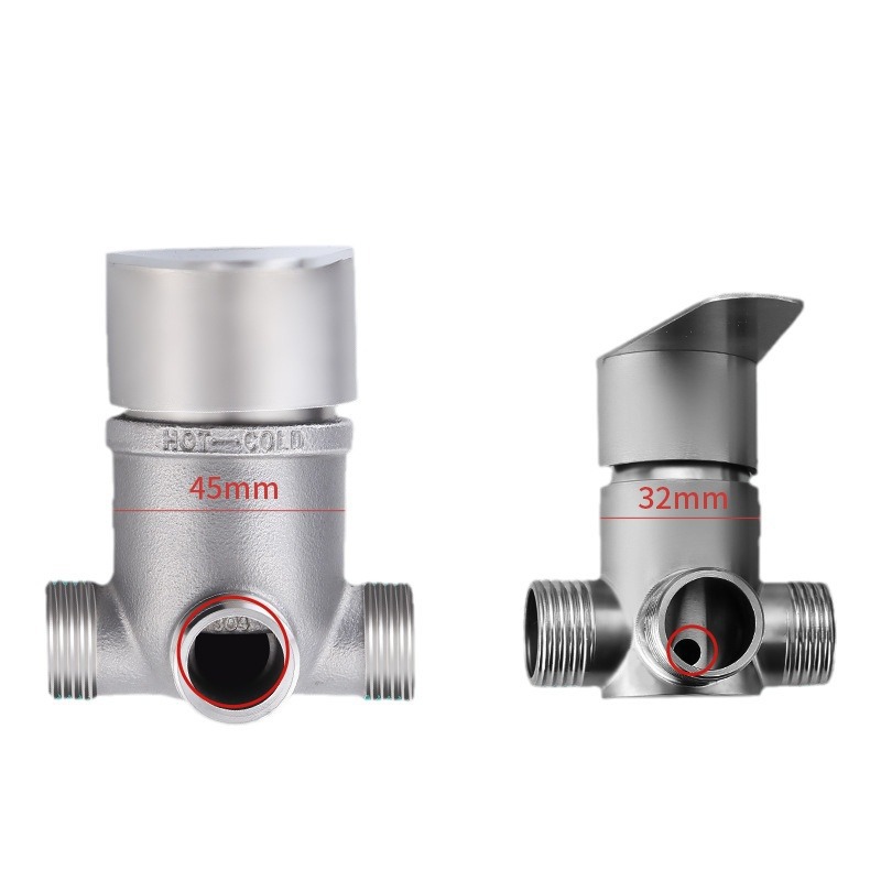 304 Stainless Steel Electric Water Heater Mixing Valve Water Heater Accessories Hot and Cold Shower Switch Mixing Valve