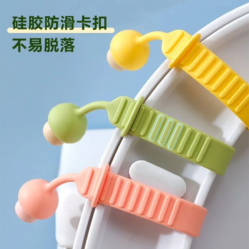 Toilet Handle Lid Uncover Toilet Lifter Toilet Lid Lifter Creative Lift Toilet Lid Handle Anti-Dirty Handle