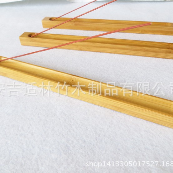 Source Wholesale Bamboo Incense Stick Incense Base Bamboo Incense Insert Furnace with Printed Logo