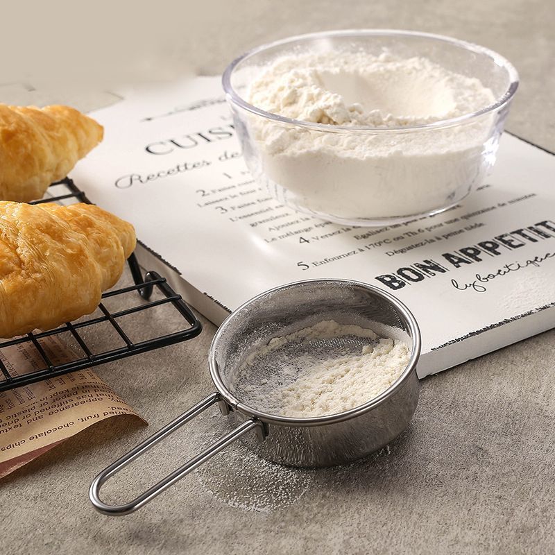 Мини-сито для муки десертов 304 из нержавеющей стали сетка кофе сахар порошок какао порошок распределитель инструмент для выпечки