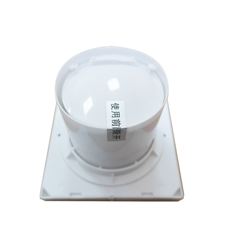 Household square bathroom ventilator exhaust fan bathroom glass window ventilation mute exhaust ventilator wholesale