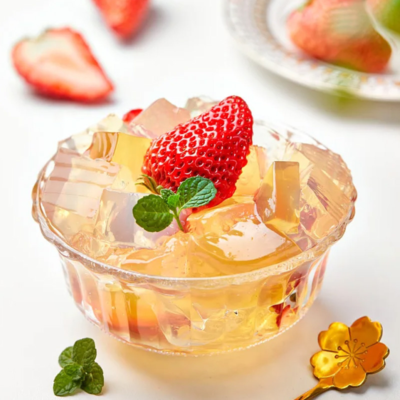 Source Manufacturer White Jelly Powder 200g Milk Tea Cold Drink Shop Special Homemade Jelly Powder Stall Commercial Wholesale Ice Powder Powder